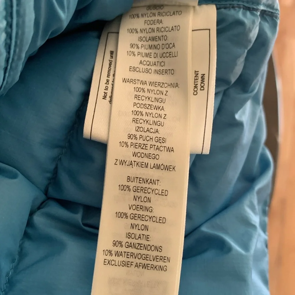 Patagonia Dark Brown Vest with Blue Lining